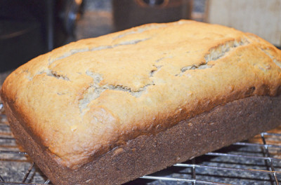 Banana Peanut Butter Bread #bananabread #peanutbutter