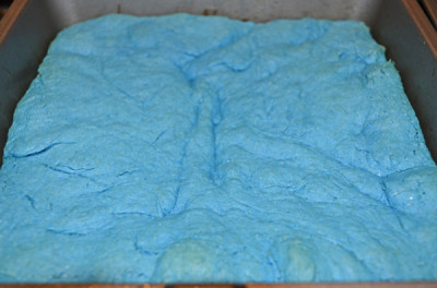 Blue Cake Mix Brownies