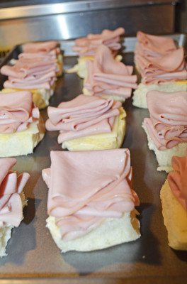 Turkey and Swiss Sliders