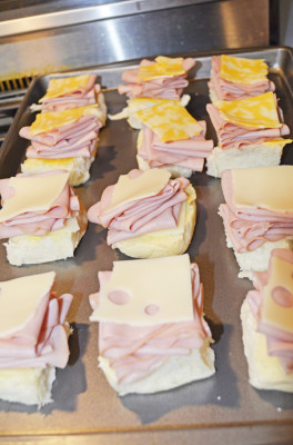 Turkey and Swiss Sliders