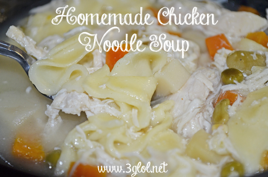 Homemade Chicken Noodle Soup 