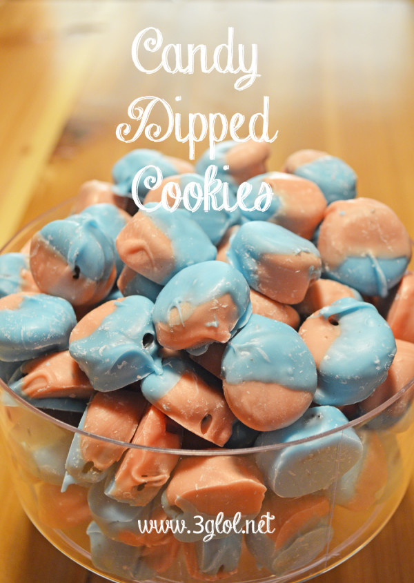 Candy Dipped Cookies 