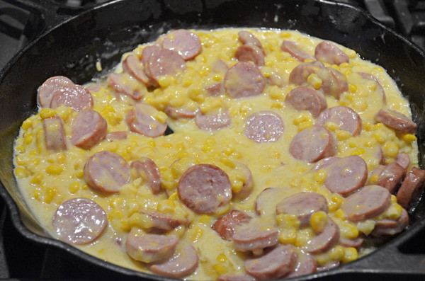 Cheesy Sausage and Rice Skillet Bake by 3GLOL.net