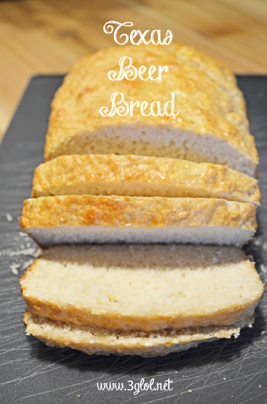 Texas Beer Bread Through the Cooking Glass