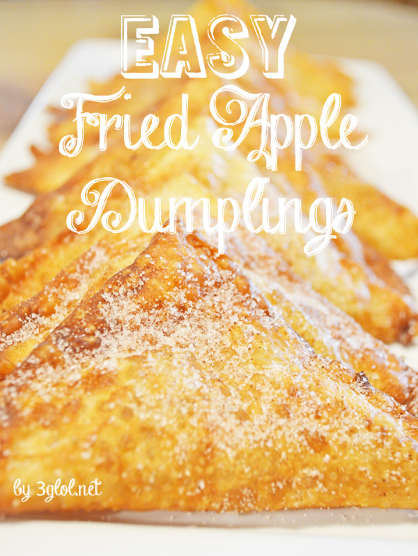 EASY Fried Apple Dumplings 