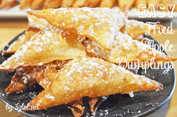 EASY Fried Apple Dumplings 