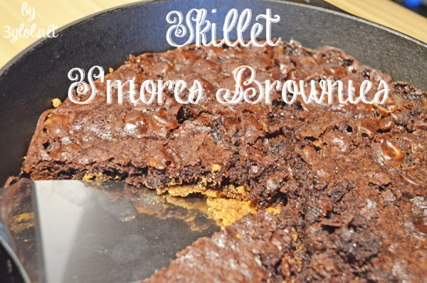 Skillet Smores Brownies 