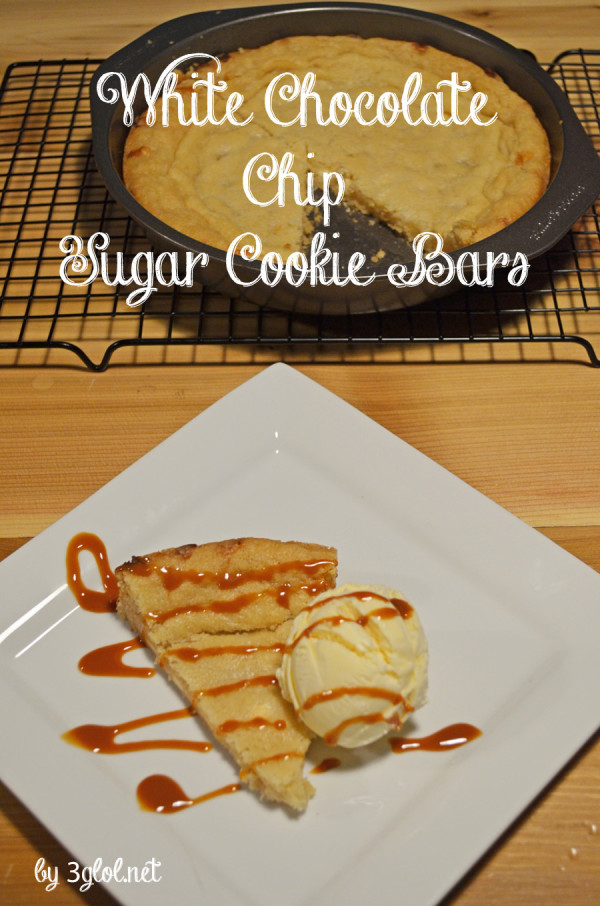 White Chocolate Chip Sugar Cookie Bars