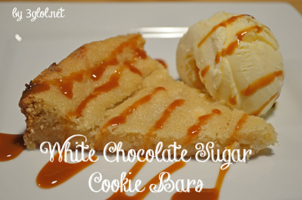 White Chocolate Chip Sugar Cookie Bar
