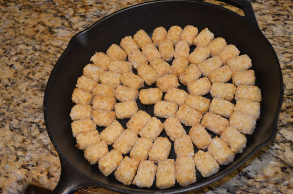 Bacon Cheeseburger Tot Skillet
