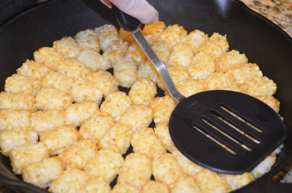 Bacon Cheeseburger Tot Skillet