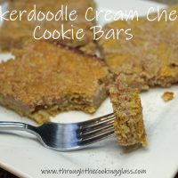 Snickerdoodle Cream Cheese Cookie Bars