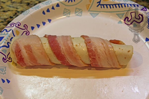 Bacon Wrapped Breakfast Tortilla