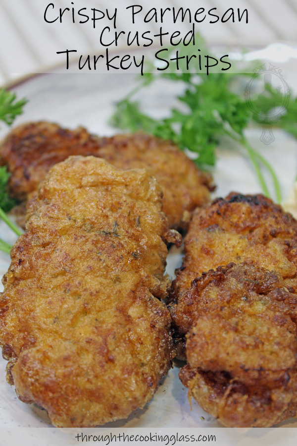 Parmesan Crusted Turkey Strips
