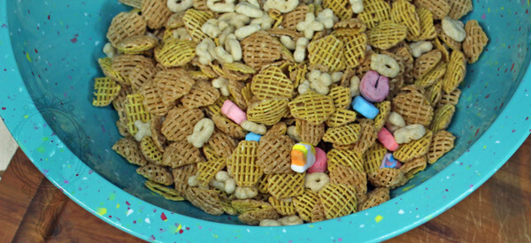 Lucky Charms and Crispix Cereal
