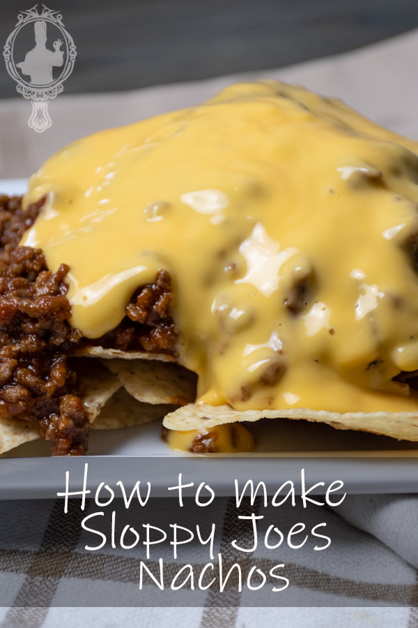 Close up of Sloppy Joes Nachos