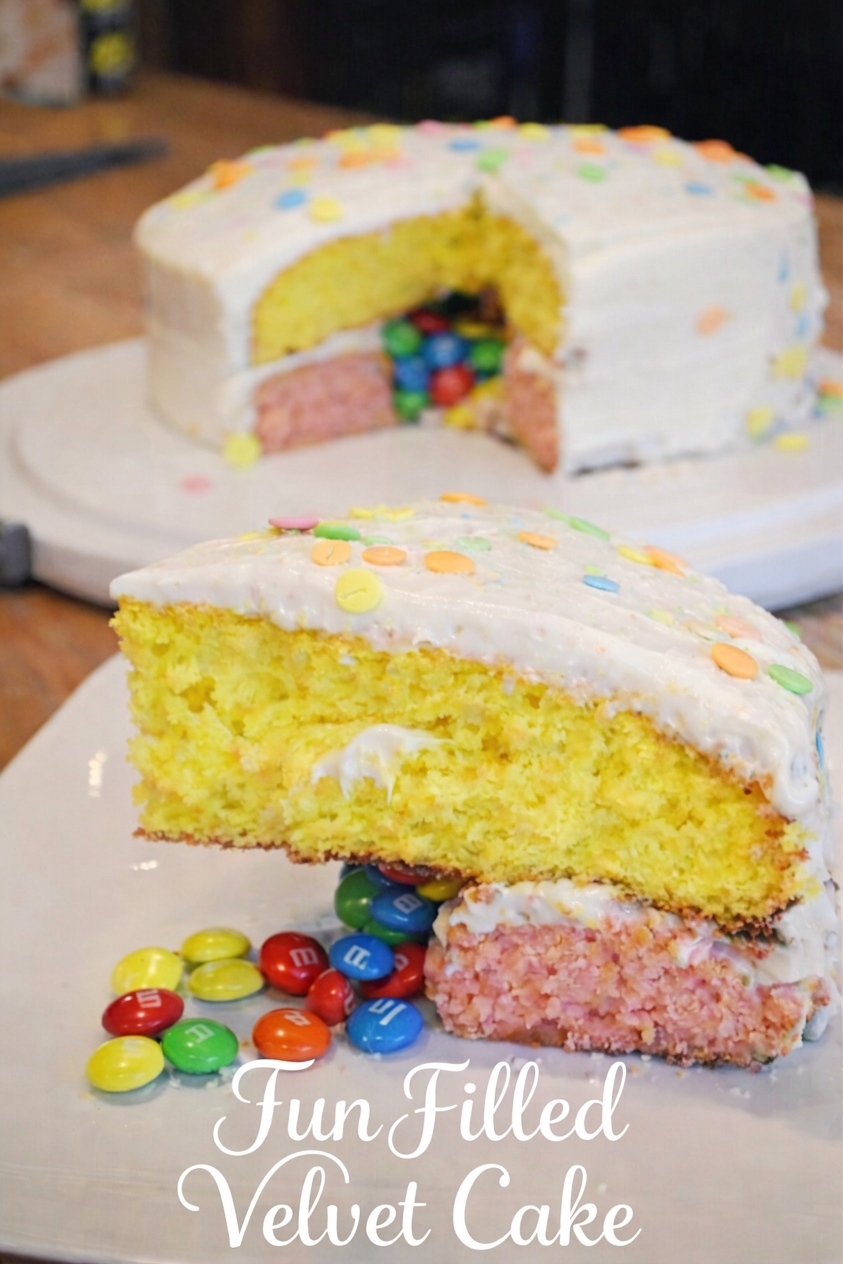 Fun Filled Velvet Cake by 3glol.net