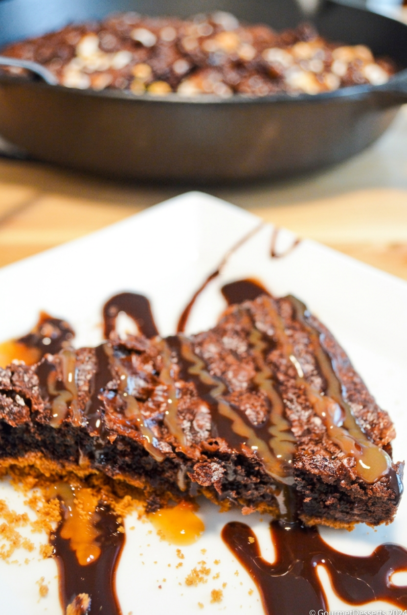 Skillet Smores Brownies by 3glol.net