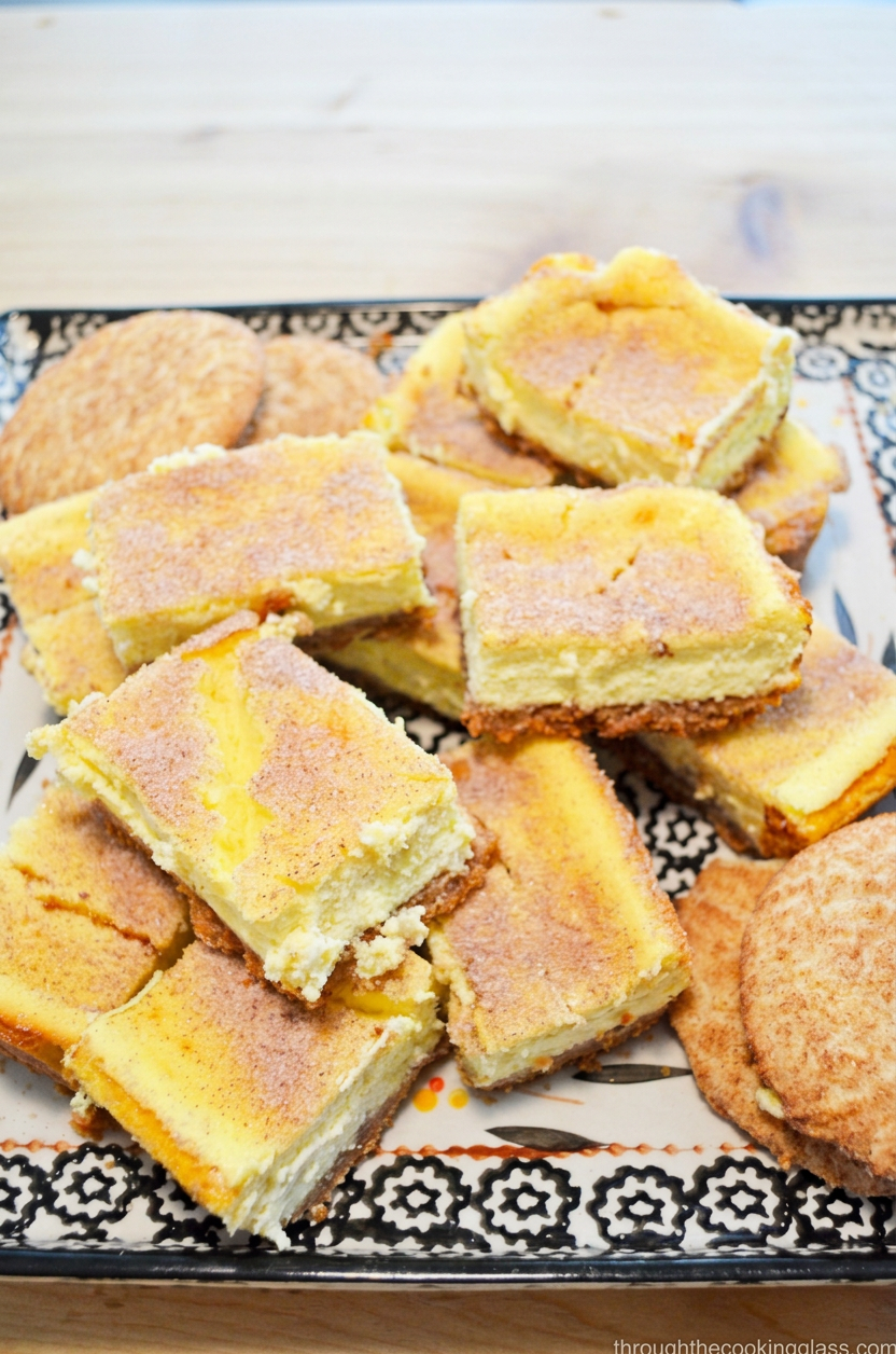 Snickerdoodle Cheesecake Bars by 3glol.net