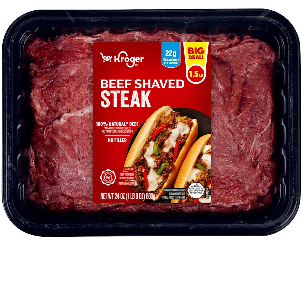 shaved steak package