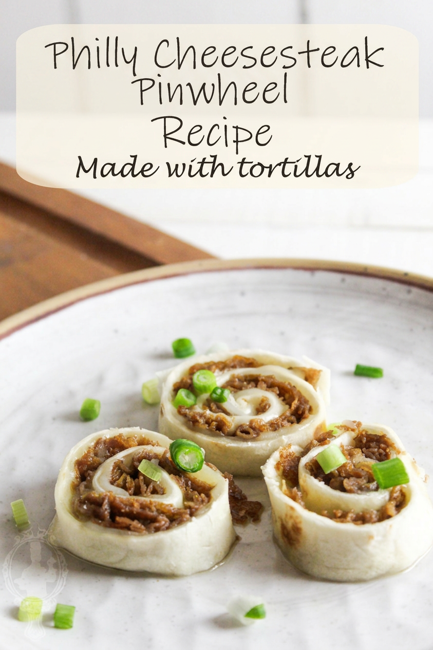 Philly Cheesesteak Pinwheels