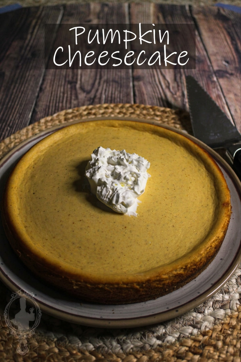 Pumpkin Cheesecake with a huge dollop of cool whip on top.
