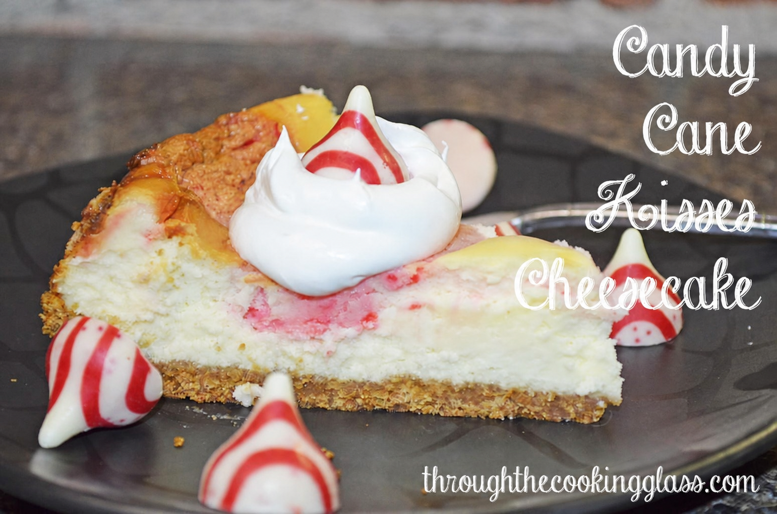 Candy Cane Kisses Cheesecake Candy Cane Kisses Cheesecake