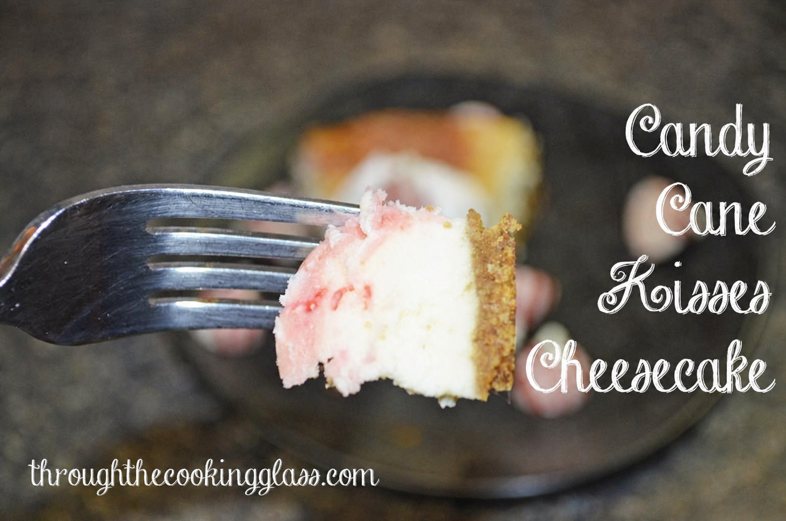 Candy Cane Kisses Cheesecake by 3GLOL.net Candy Cane Kisses Cheesecake by 3GLOL.net