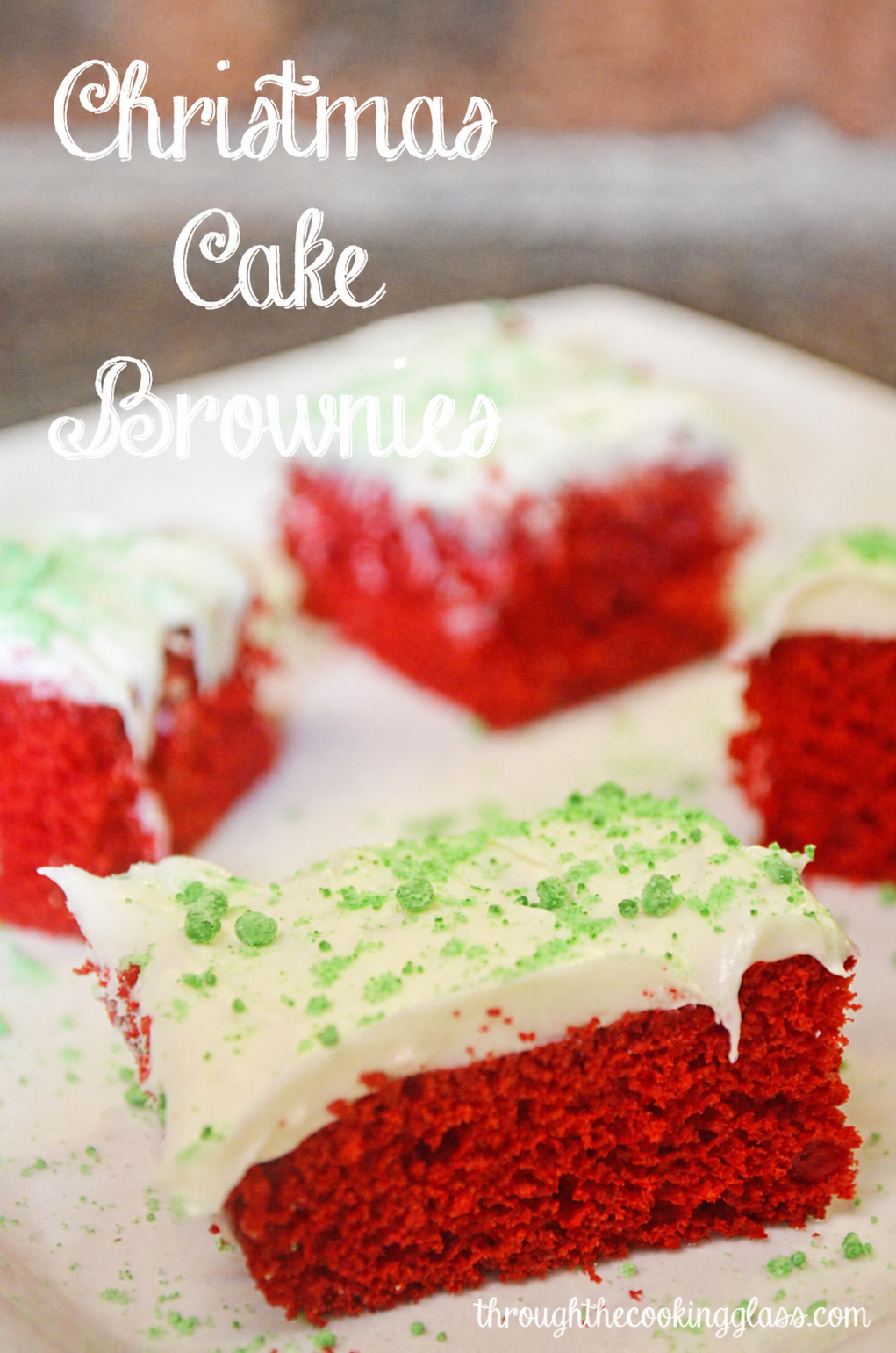 Christmas Cake Brownies by 3GLOL.net Christmas Cake Brownies by 3GLOL.net