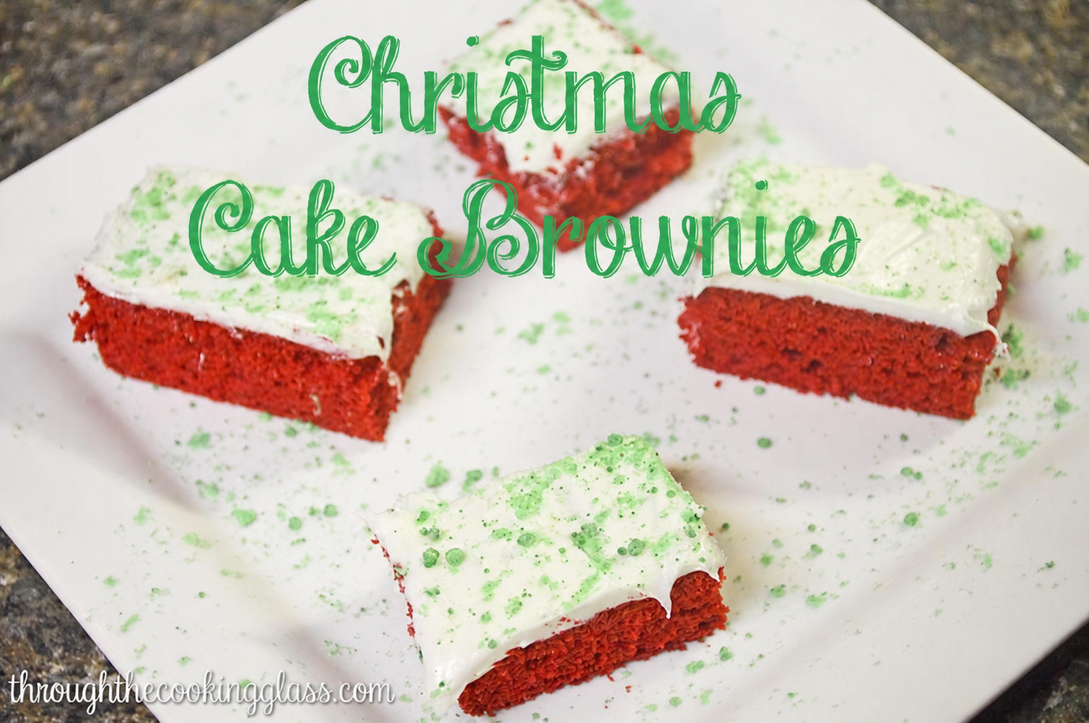Christmas Cake Brownies by 3GLOL.net Christmas Cake Brownies by 3GLOL.net
