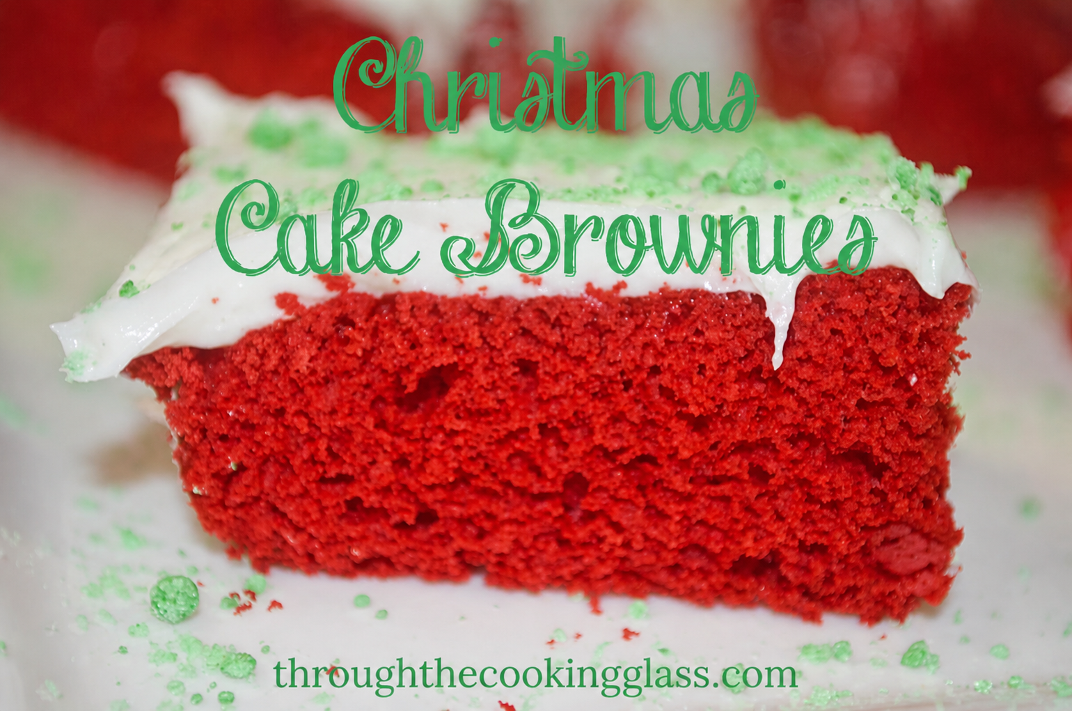 Christmas Cake Brownies by 3GLOL.net Christmas Cake Brownies by 3GLOL.net