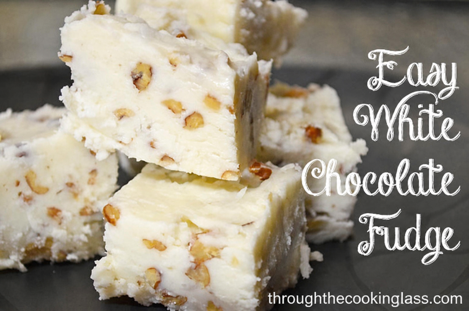 Easy White Chocolate Fudge by 3GLOL.net