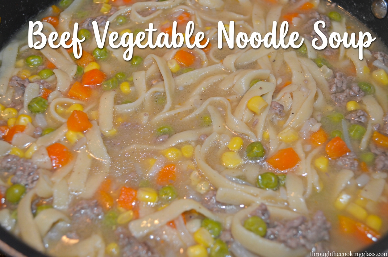 Beef Vegetable Noodle Soup by 3GLOL.net Beef Vegetable Noodle Soup by 3GLOL.net