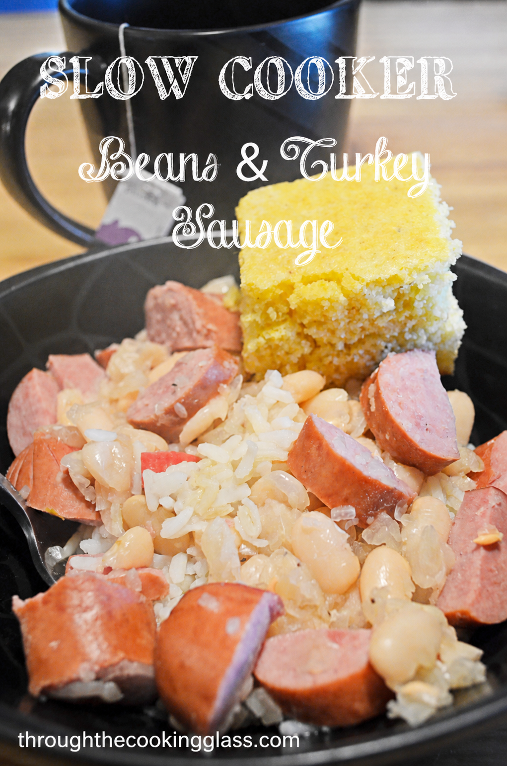 SLOW COOKER Beans and Turkey Sausage by 3glol.net SLOW COOKER Beans and Turkey Sausage by 3glol.net