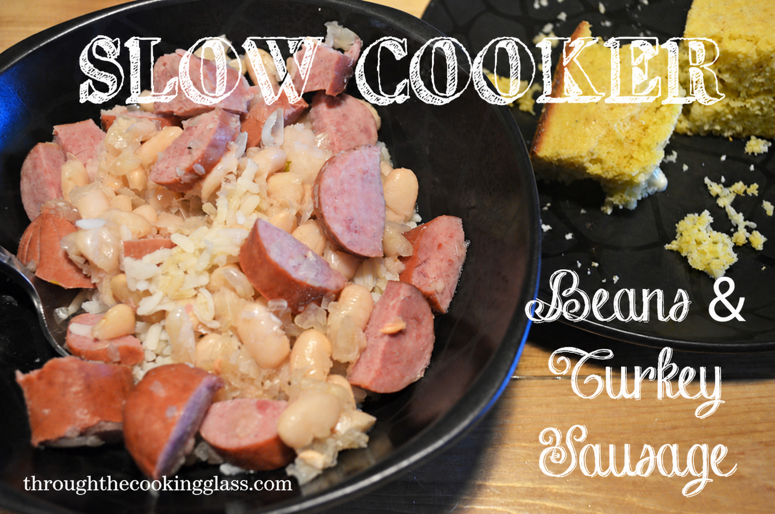 SLOW COOKER Beans and Turkey Sausage by 3glol.net SLOW COOKER Beans and Turkey Sausage by 3glol.net